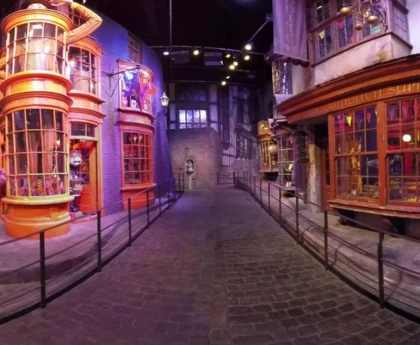 Diagon Alley set at Warner Bros. Studio in London