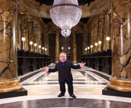 Gringotts Wizarding Bank set at the Warner Bros. studio in London