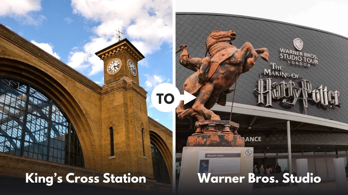 King’s Cross Station and Warner Bros. Studio in London